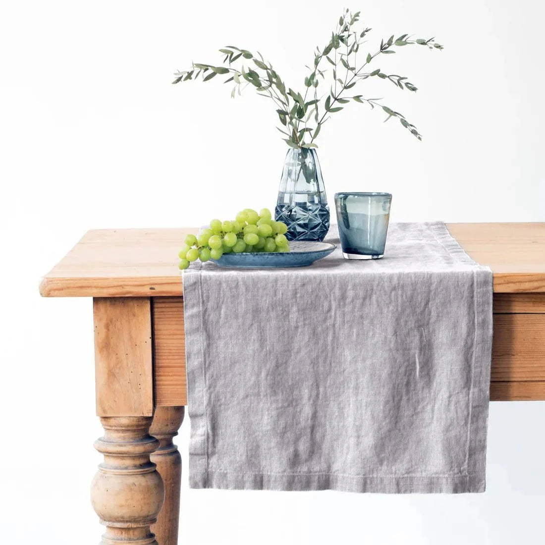 Light Grey lino stalo takelis — naturalusdrabuziai.lt