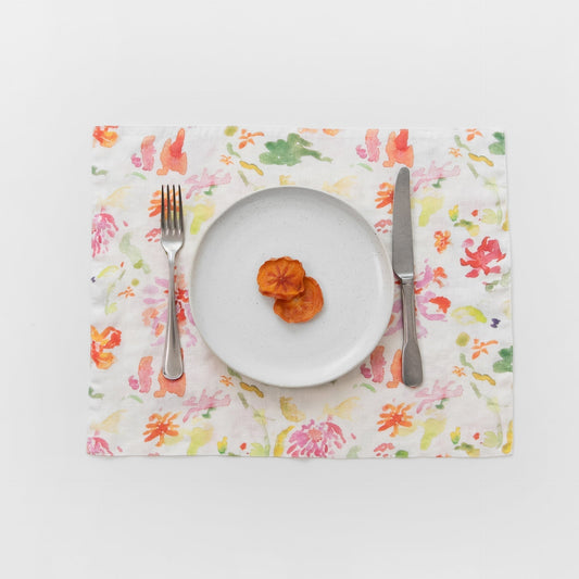 LIMITED EDITION Wildflower Flow lino staltiesėlė — naturalusdrabuziai.lt