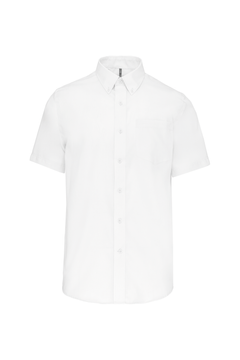 Vyriški trumpomis rankovėmis medvilniniai mikro-twill marškinėliai — naturalusdrabuziai.lt