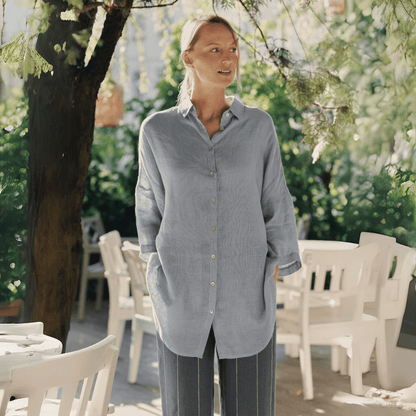 Allure Linen Oregano Shirt