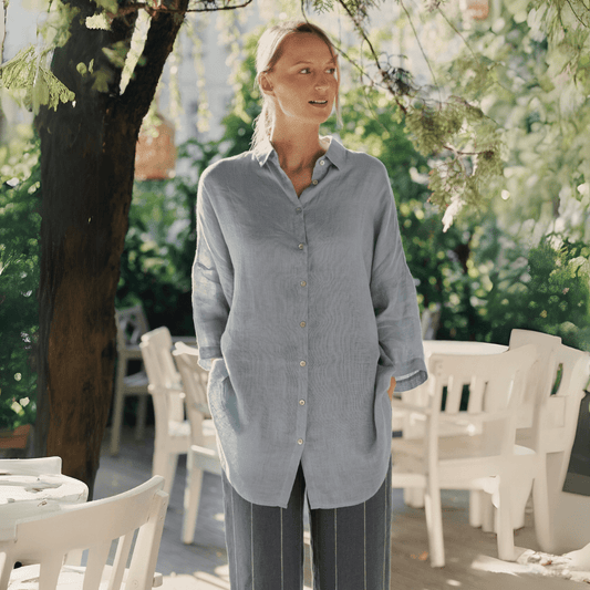 Allure Linen Oregano Shirt