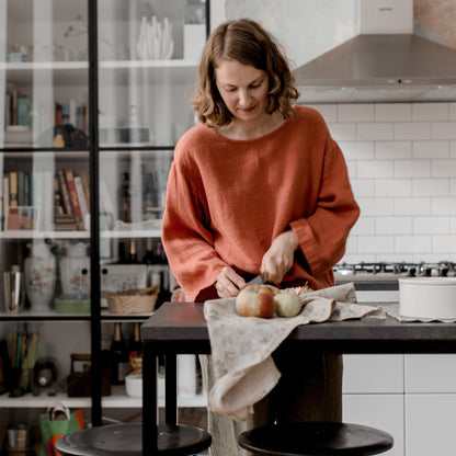 Botany lino virtuvinė servetė — naturalusdrabuziai.lt