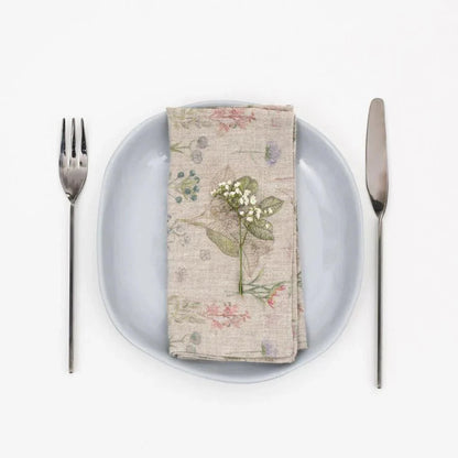 Botany lino servetėlių rinkinys 2 vnt. — naturalusdrabuziai.lt