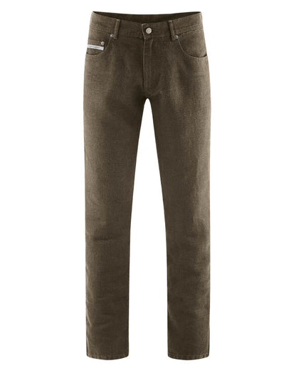 100% kanapių džinsai (unisex) – Tobacco