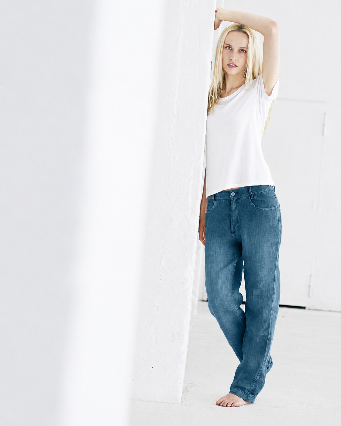 Klasikinės 100% kanapių kelnės (unisex) – Rifo žalia