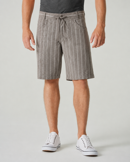 Vyriški šortai iš kanapių ir ekologiškos medvilnės (DH597OEB) – asphalt