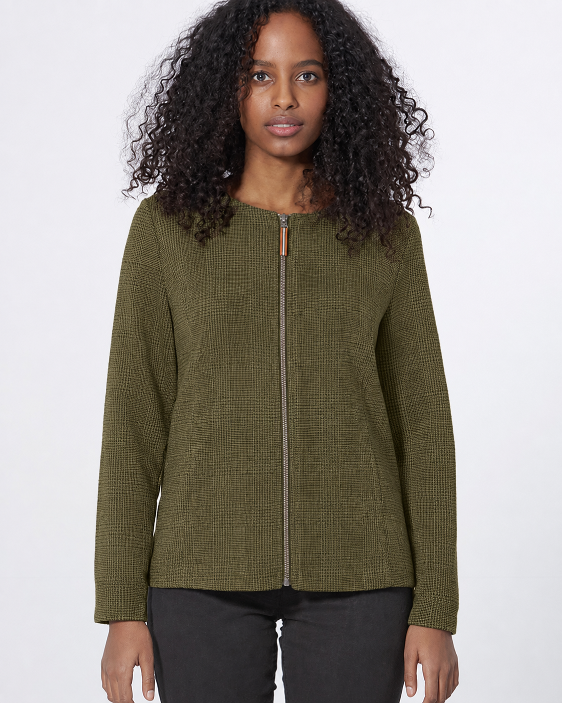 Moteriška striukė iš kanapių ir ekologiškos medvilnės (DH753OEB) – peat