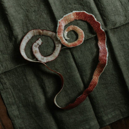 Forest Green lino servetėlių rinkinys 2 vnt. — naturalusdrabuziai.lt