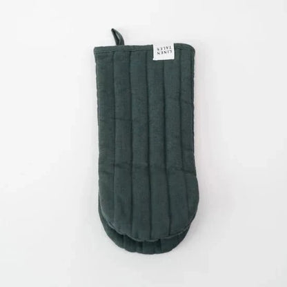 Forest Green lino virimo pirštinė — naturalusdrabuziai.lt