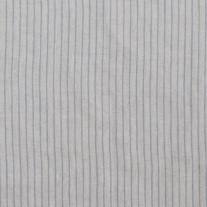 Grey Blue Wide Pinstripe Rustic Fabric 280g/sq.m — naturalusdrabuziai.lt
