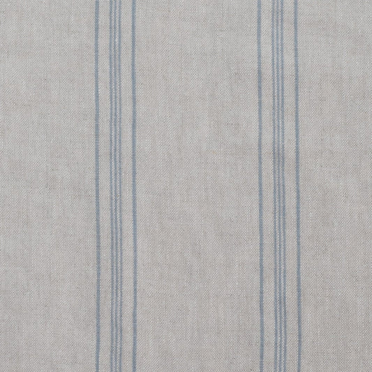 Grey Blue Wide Stripe Rustic Fabric 280g/sq.m — naturalusdrabuziai.lt