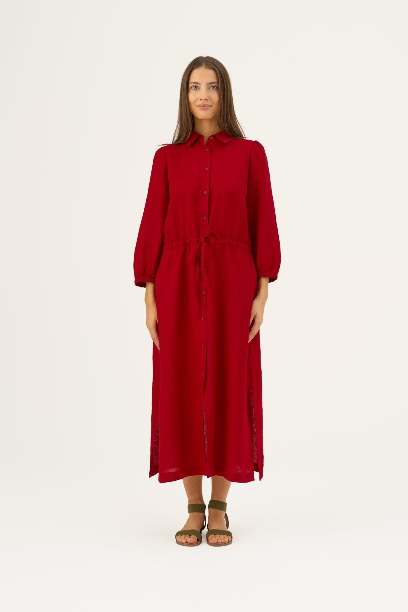 Lava Falls Linen Rhapsody Dress