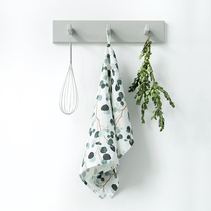LIMITED EDITION Eucalyptus lino virtuvinė servetė — naturalusdrabuziai.lt