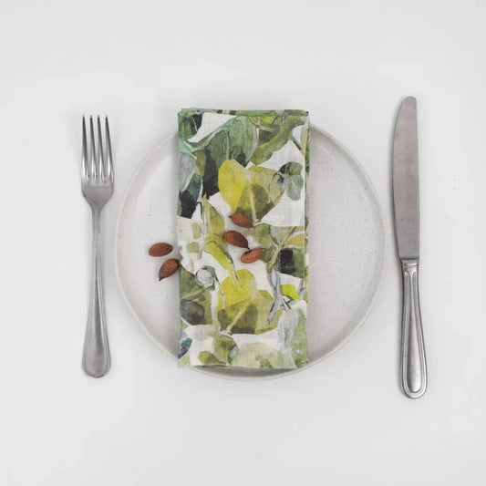 LIMITED EDITION Lotus lino servetėlių rinkinys 2 vnt. — naturalusdrabuziai.lt