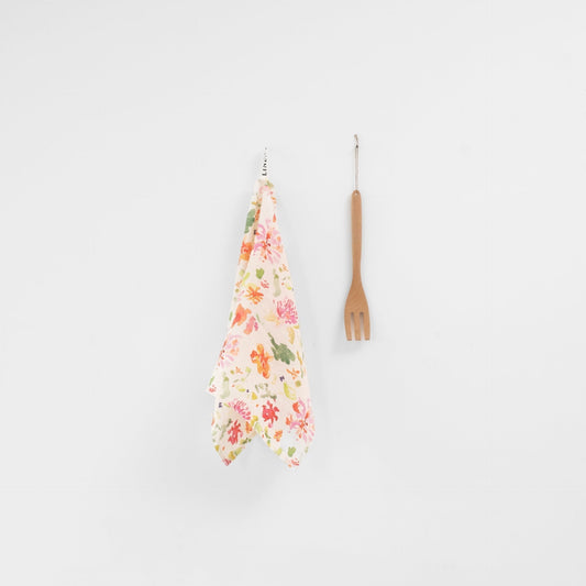 LIMITED EDITION Wildflower Flow lino virtuvinė servetė — naturalusdrabuziai.lt