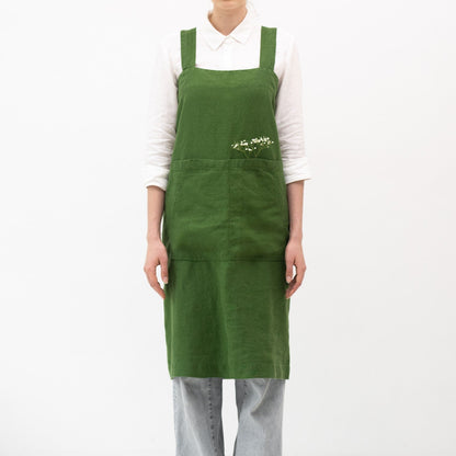 lino Tales True Green lino Pinafore prijuostė — naturalusdrabuziai.lt