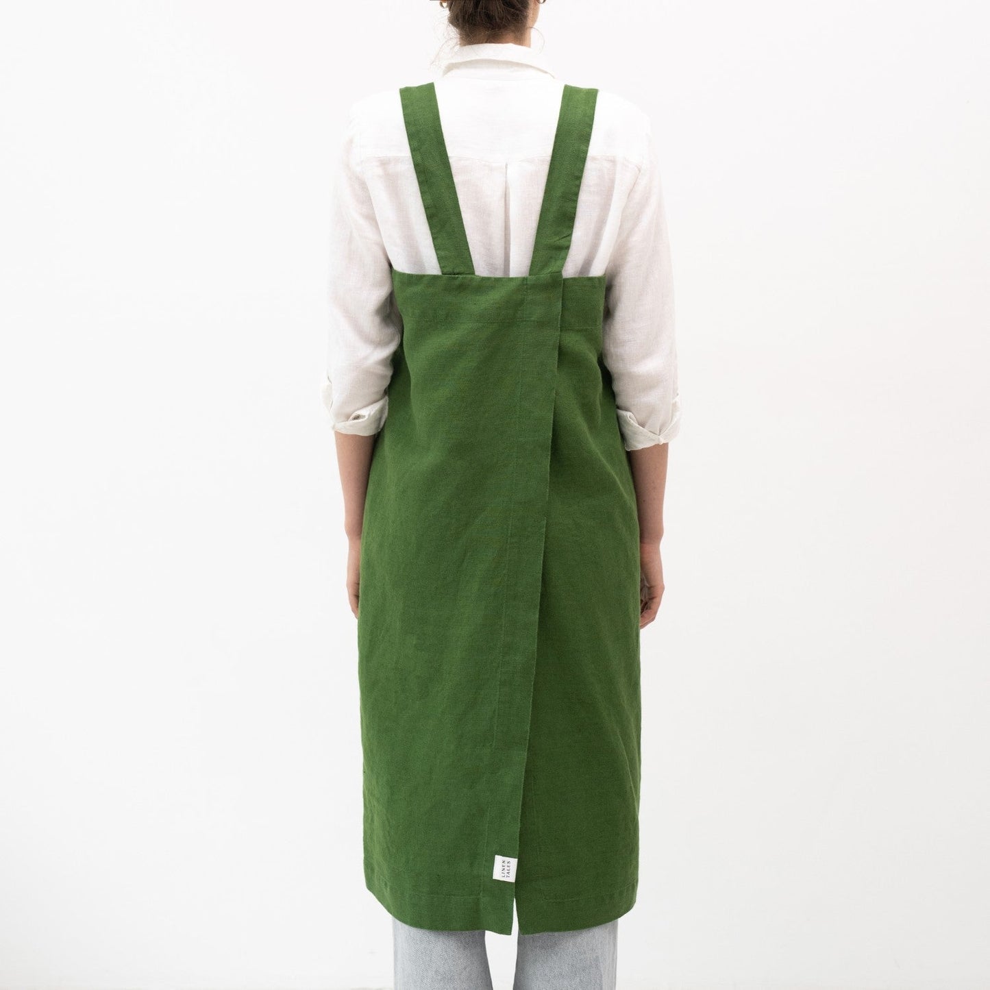 lino Tales True Green lino Pinafore prijuostė — naturalusdrabuziai.lt