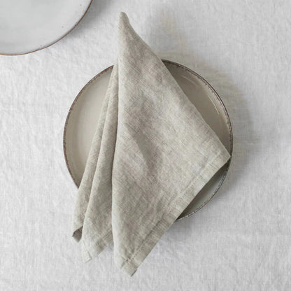 Melange Lightweight lino servetėlių rinkinys 2 vnt. — naturalusdrabuziai.lt