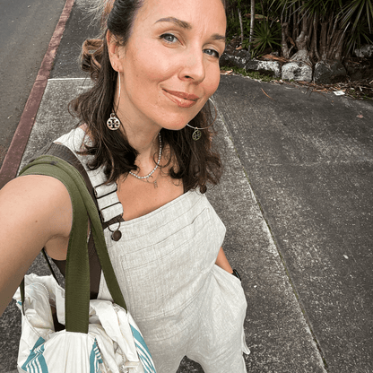 Melange Linen Elm Overalls