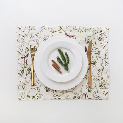 Mistletoe lino staltiesėlė — naturalusdrabuziai.lt