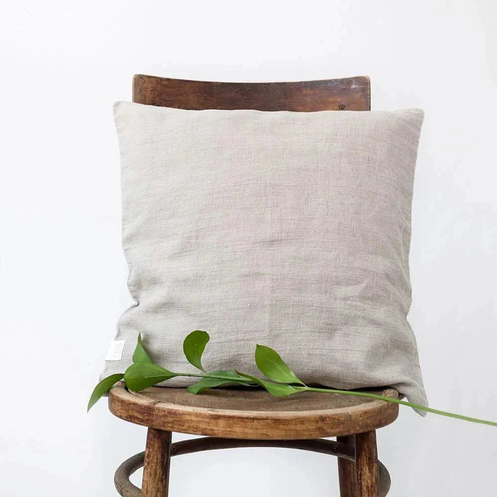 Natural lino pagalvėlės užvalkalas — naturalusdrabuziai.lt