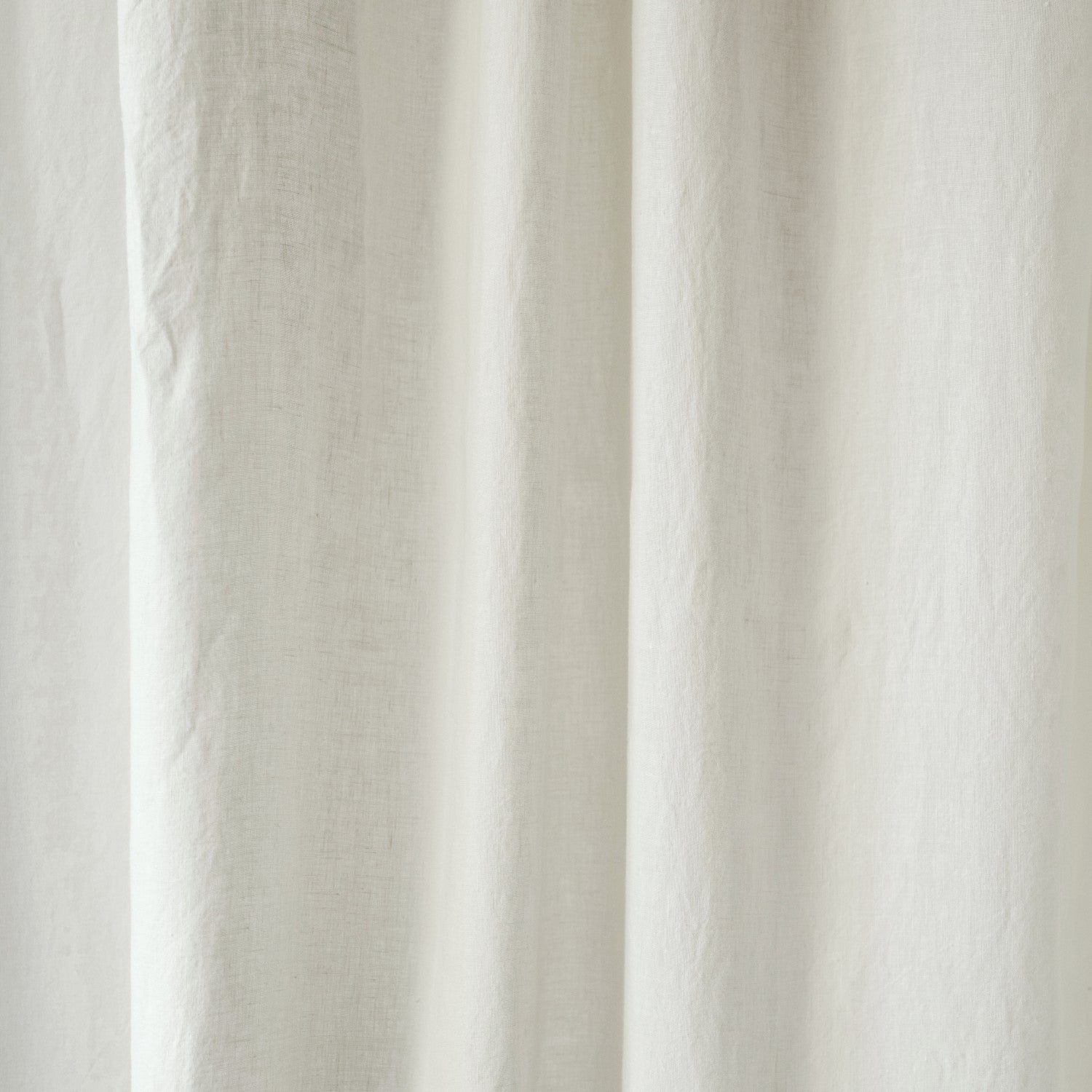 Off-White lino Night Time Tie viršus Curtain rinkinys 2 vnt. — naturalusdrabuziai.lt