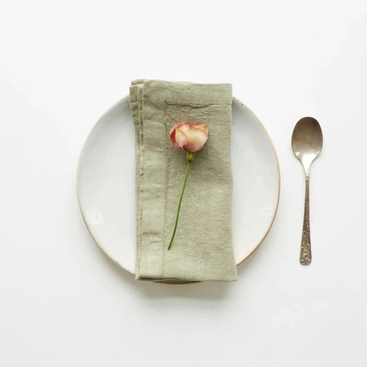 Sage lino servetėlių rinkinys 2 vnt. — naturalusdrabuziai.lt