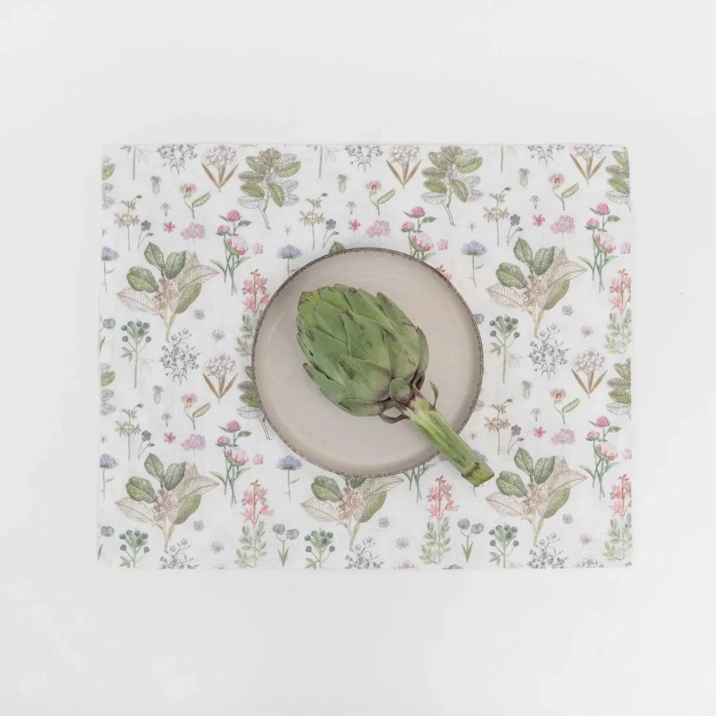 White Botany lino staltiesėlė — naturalusdrabuziai.lt